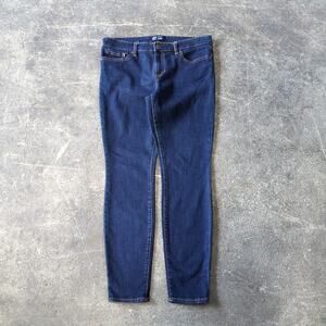 Gap Low Rise Jeans Womens 28 Short Blue Jegging Dark Wash Y2K Preppy Retro